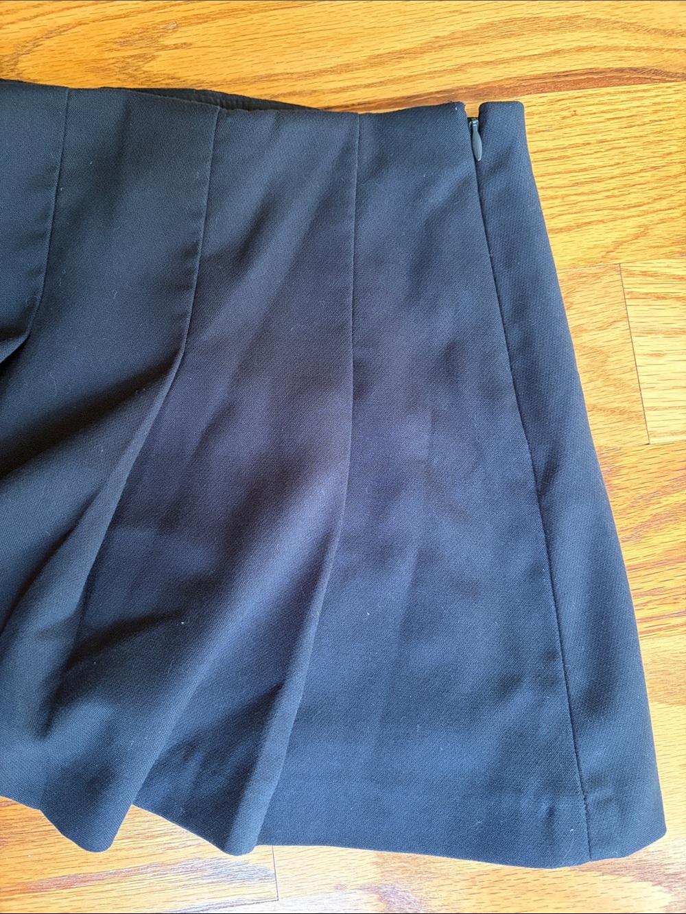 Abercrombie & Fitch Navy Pleated Mini Skirt - Picture 6 of 6
